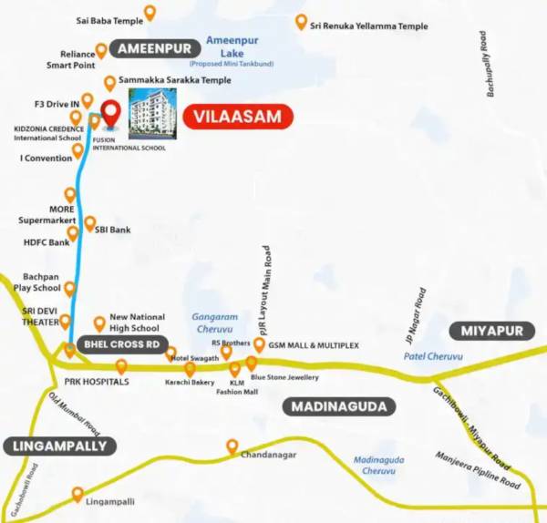  vilaasam-1-and-2 Location Plan
