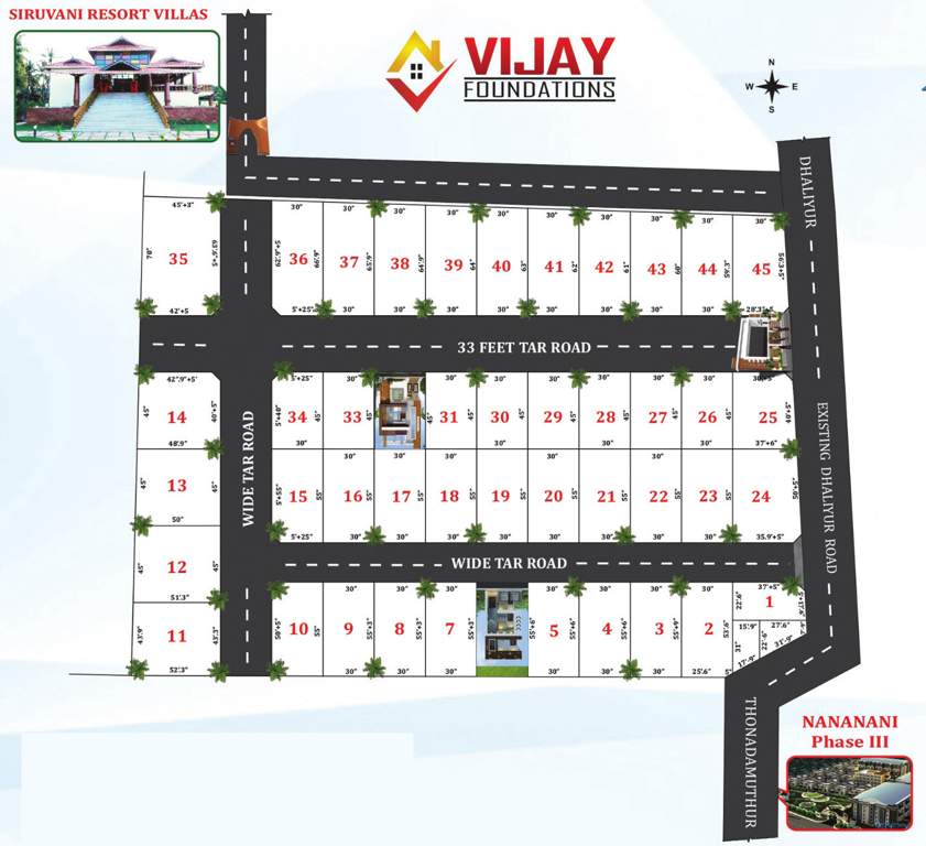  royal villas Layout Plan