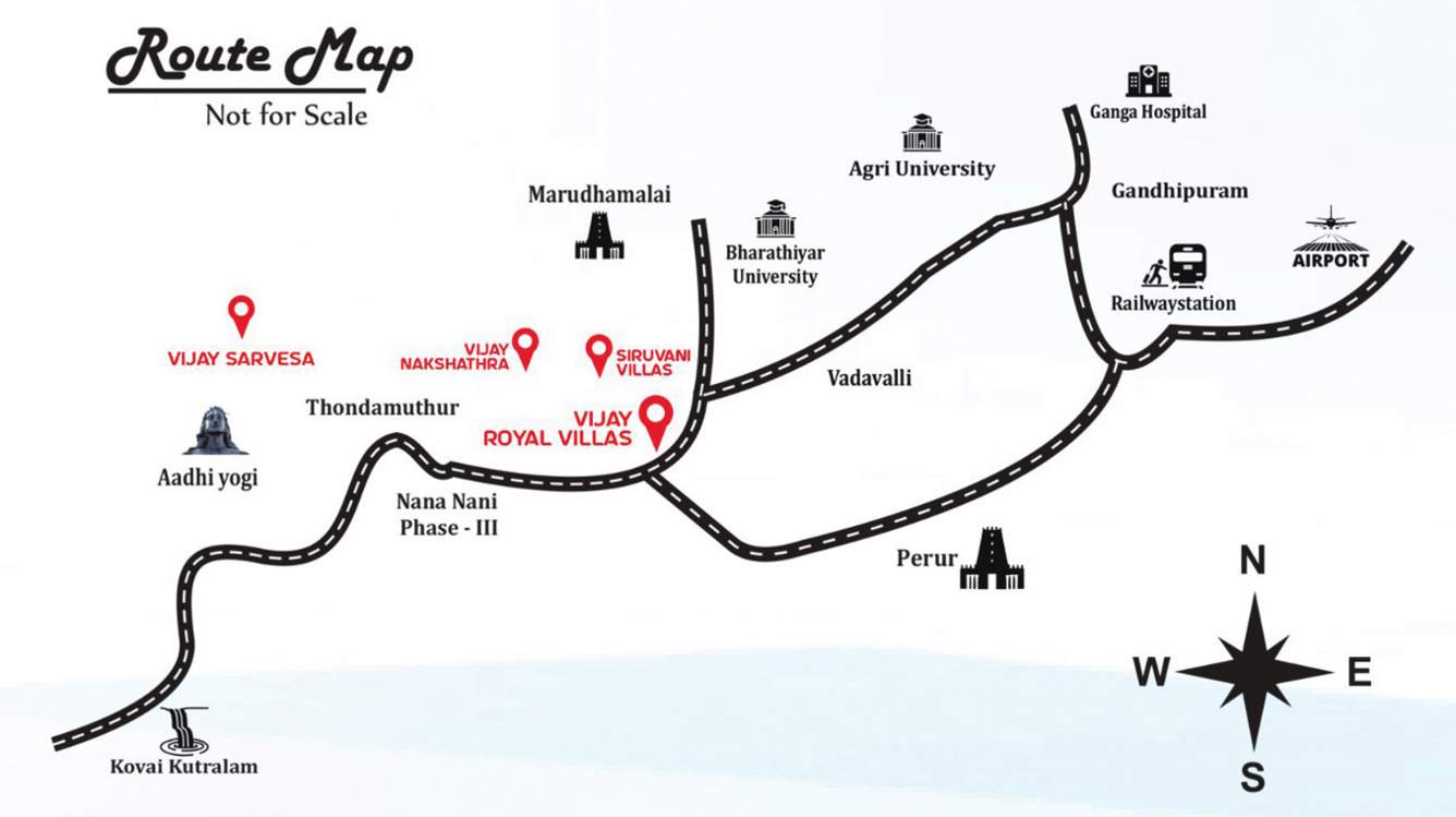 royal villas Location Plan