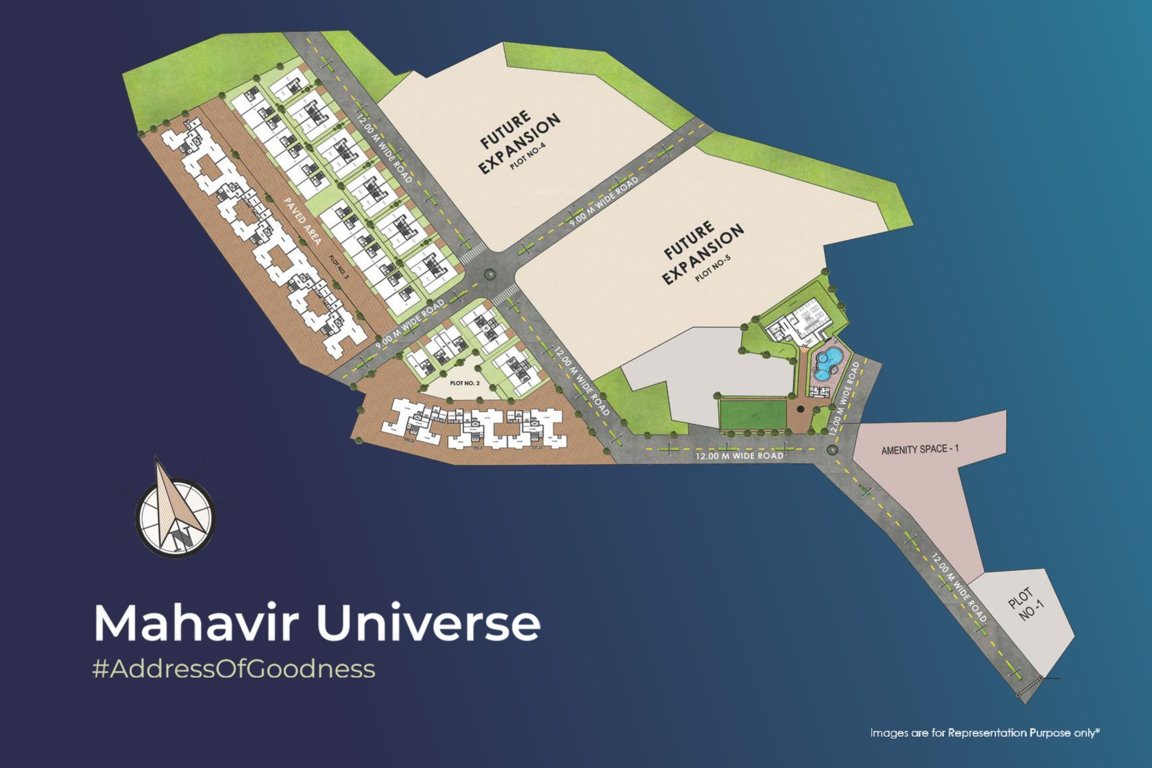  mahavir emerald Layout Plan