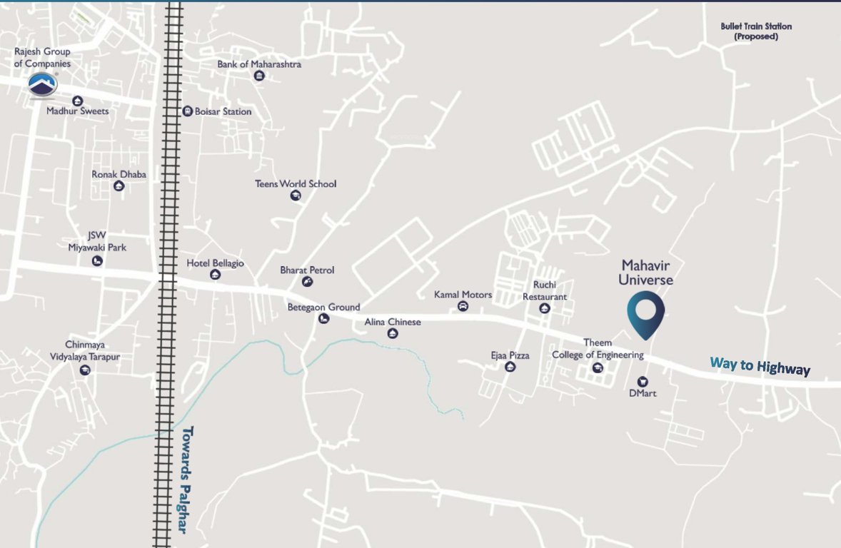  mahavir emerald Location Plan