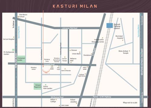  kasturi-milan Location Plan