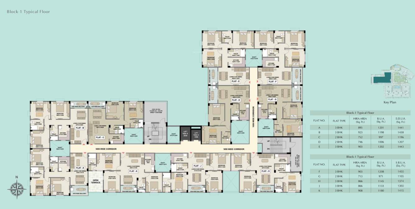  ashiyana heights Block A Cluster Plan