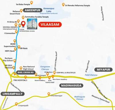  vilaasam-ii Location Plan