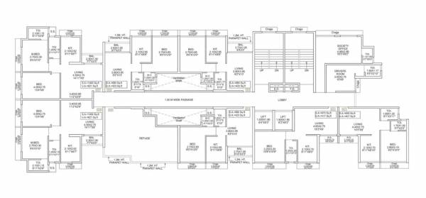  bliss Bliss Cluster Plan for 8th Floor