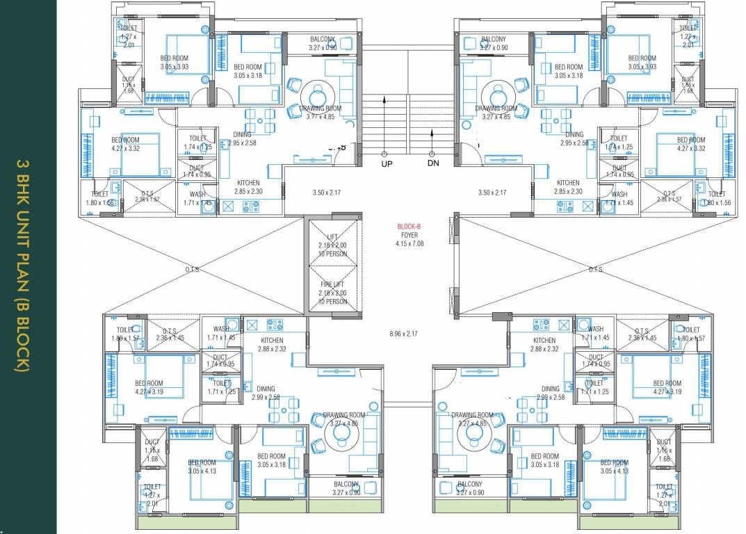  kingston B Typical Cluster Plan