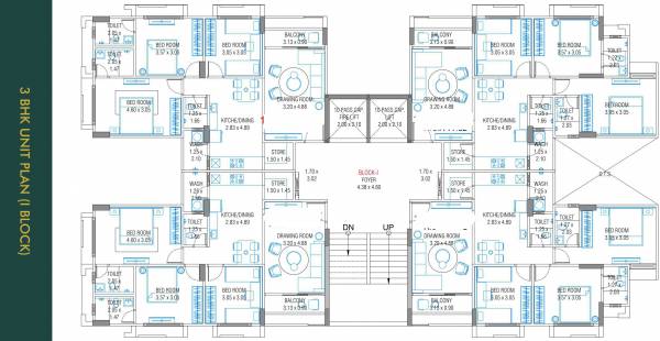 kingston I Typical Cluster Plan