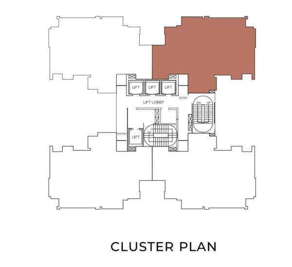 clusterPlan of SS Cendana Residences