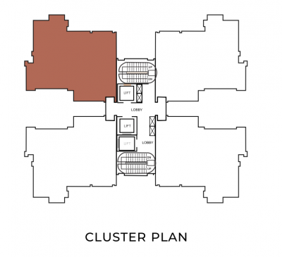 Dummy Tower Cluster Plan clusterPlan of SS Cendana Residences