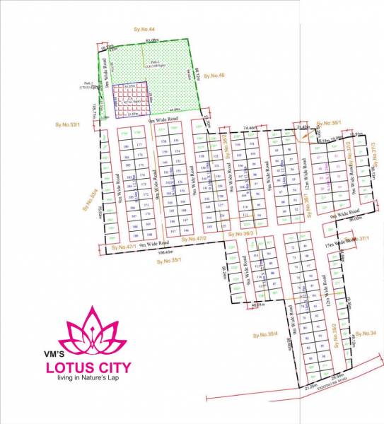  lotuscity Layout Plan