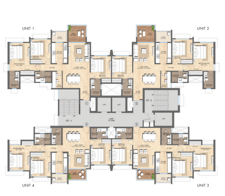 bella vita Cluster Plan