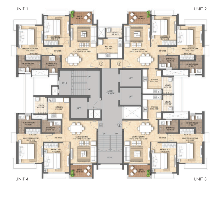 bella vita Cluster Plan