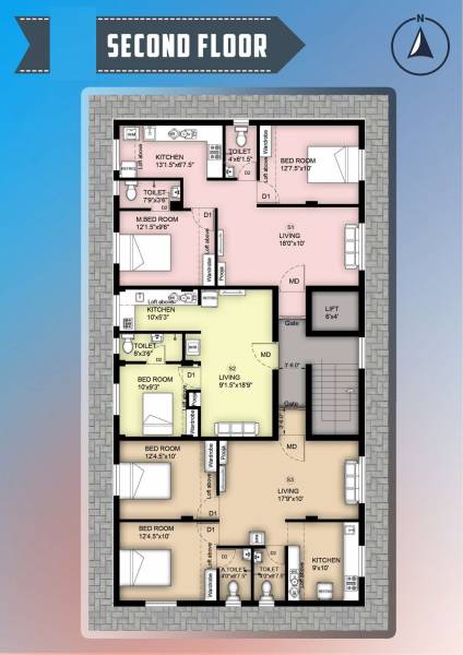  scpc-pavithram SCPC Pavithram Cluster Plan for 2nd Floor