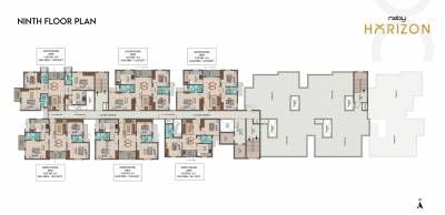  horizon Horizon Cluster Plan for 9th Floor