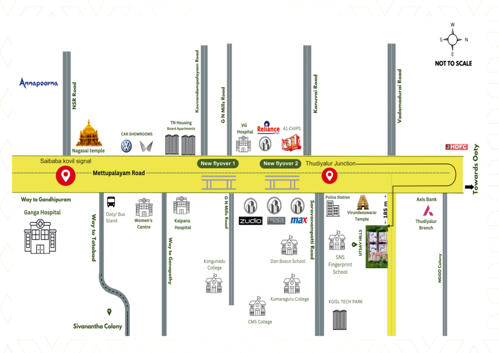 utsav hills Location Plan