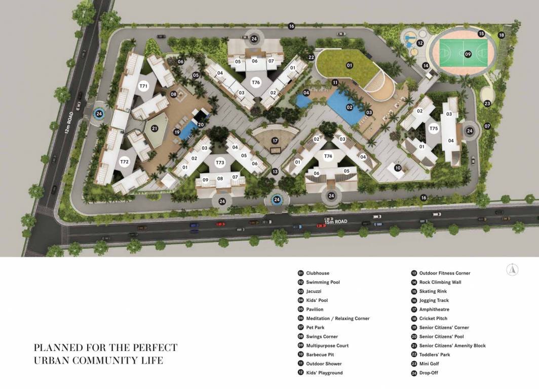  arbano towers Master Plan