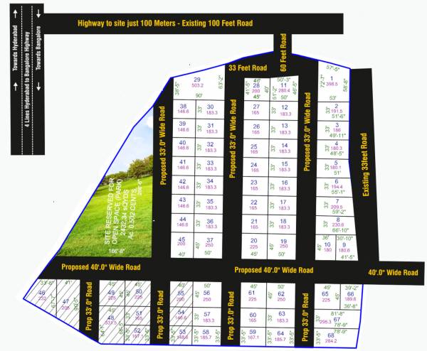 nature-golden-highway Layout Plan