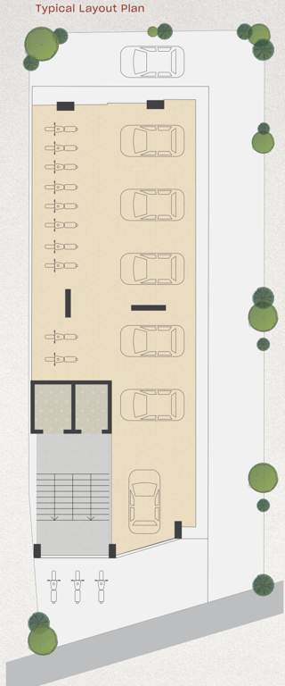  chandraraj apartments Chandraraj Apartments Ground Cluster Plan