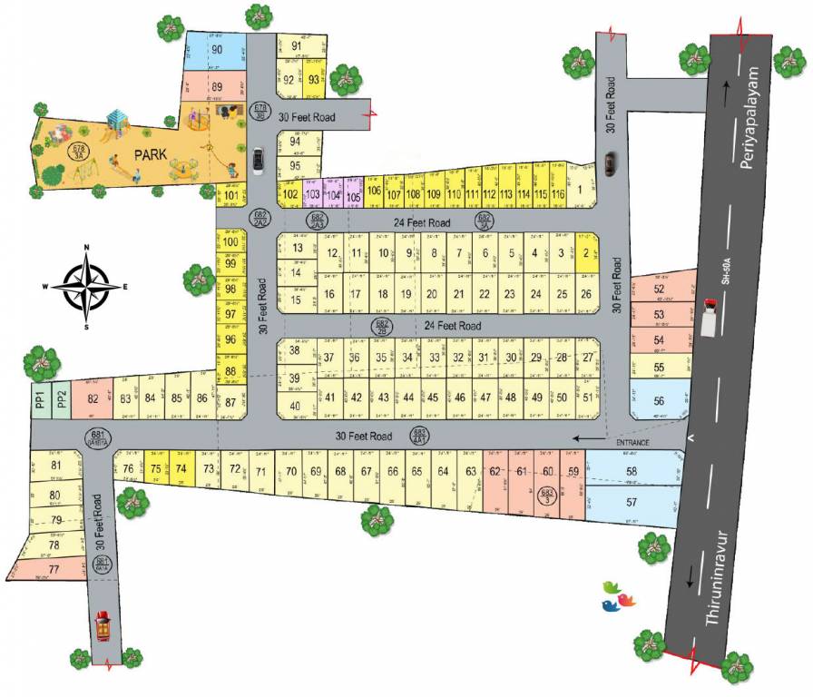  gp homes aishwarya garden Layout Plan
