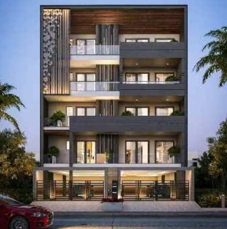  luxury builder floor lov kush 418 Elevation