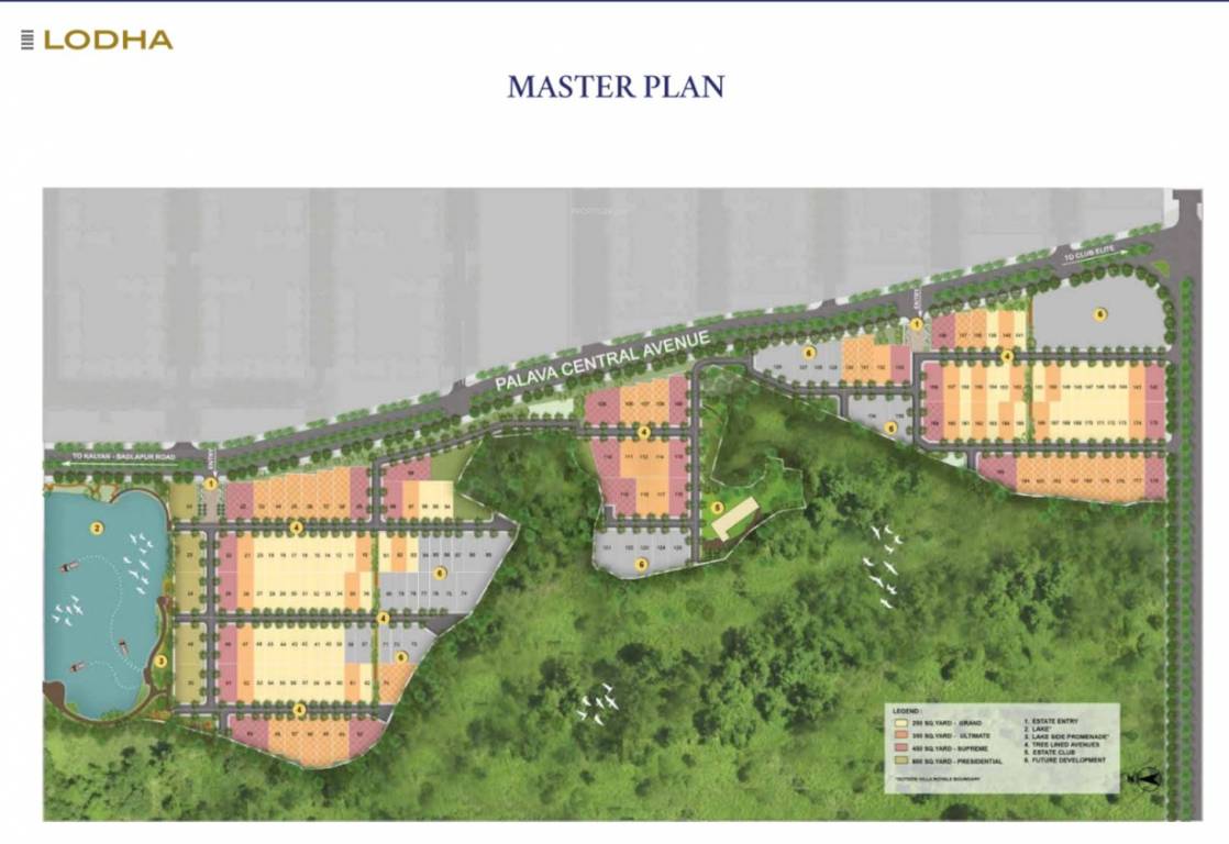 villa royale palava Master Plan