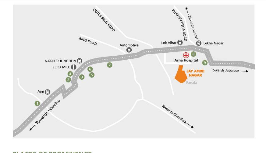  jay ambe nagar Location Plan