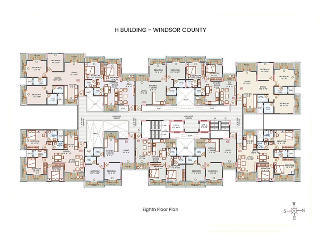  county phase iv wing h Windsor County Phase IV Wing H Cluster Plan For 8th Floor