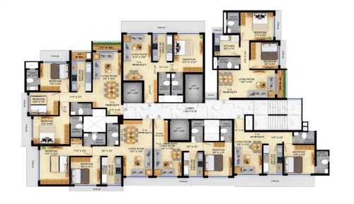  arthaya Sale Wing Cluster Plan