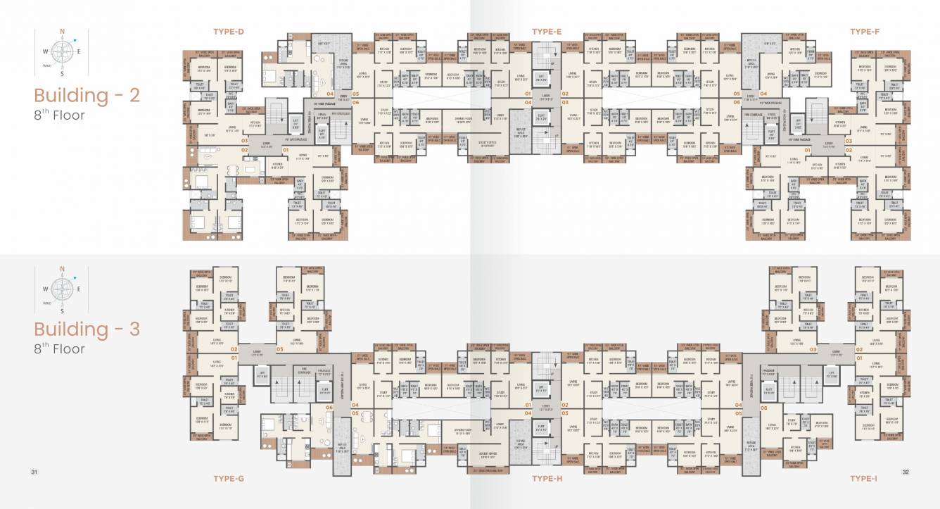  anand kuber complex phase 2 Building No 1 Type A B C Cluster Plan