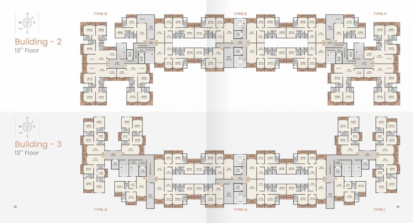  anand kuber complex phase 2 Building No 2 Type D E F Cluster Plan