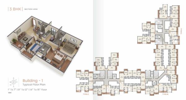  anand-kuber-complex-phase-2 Building No 2 Type D E F Cluster Plan