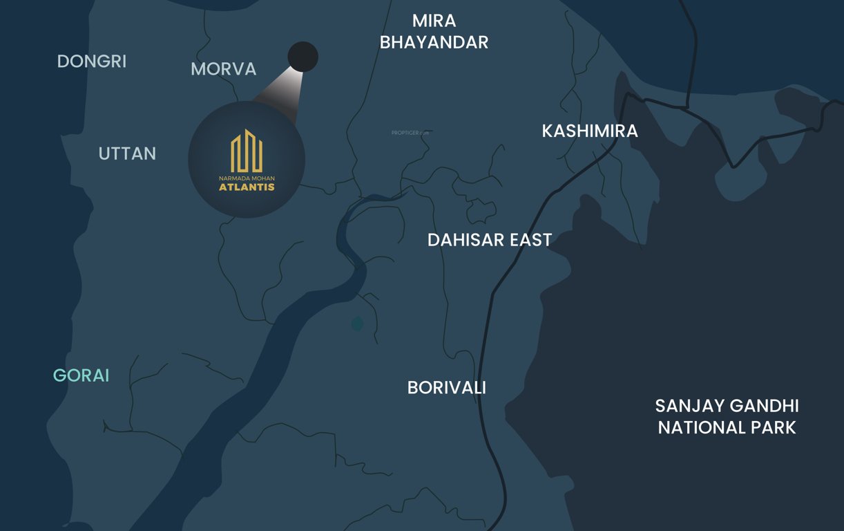  narmada mohan atlantis Location Plan