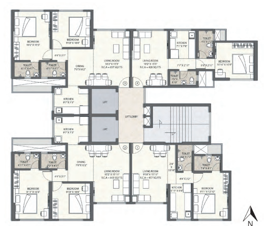  bliss tower Bliss Tower Cluster Plan