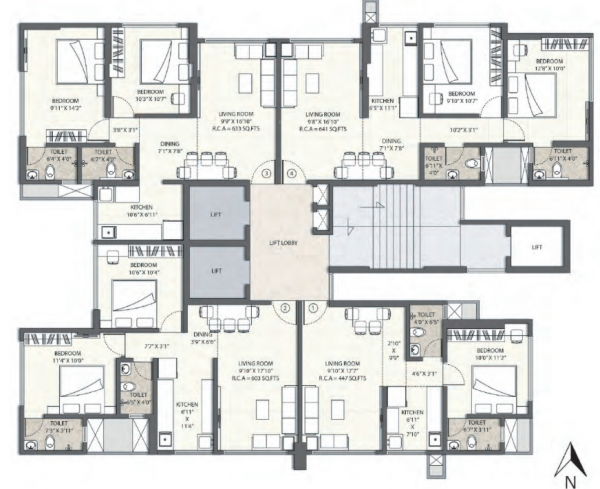  bliss-tower Bliss Tower Cluster Plan