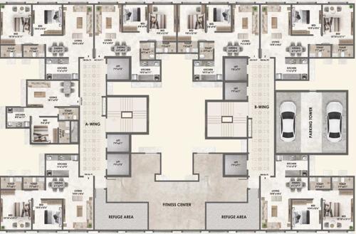  adityaraj-supreme Adityaraj Supreme Cluster Plan From 15th To 16th Floor