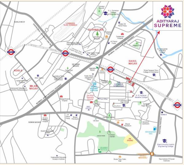  adityaraj-supreme Location Plan