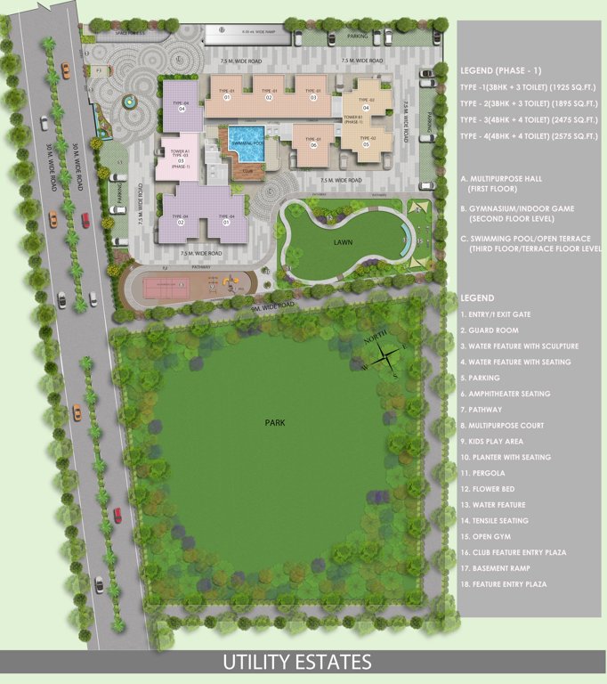 aigin royal park Layout Plan