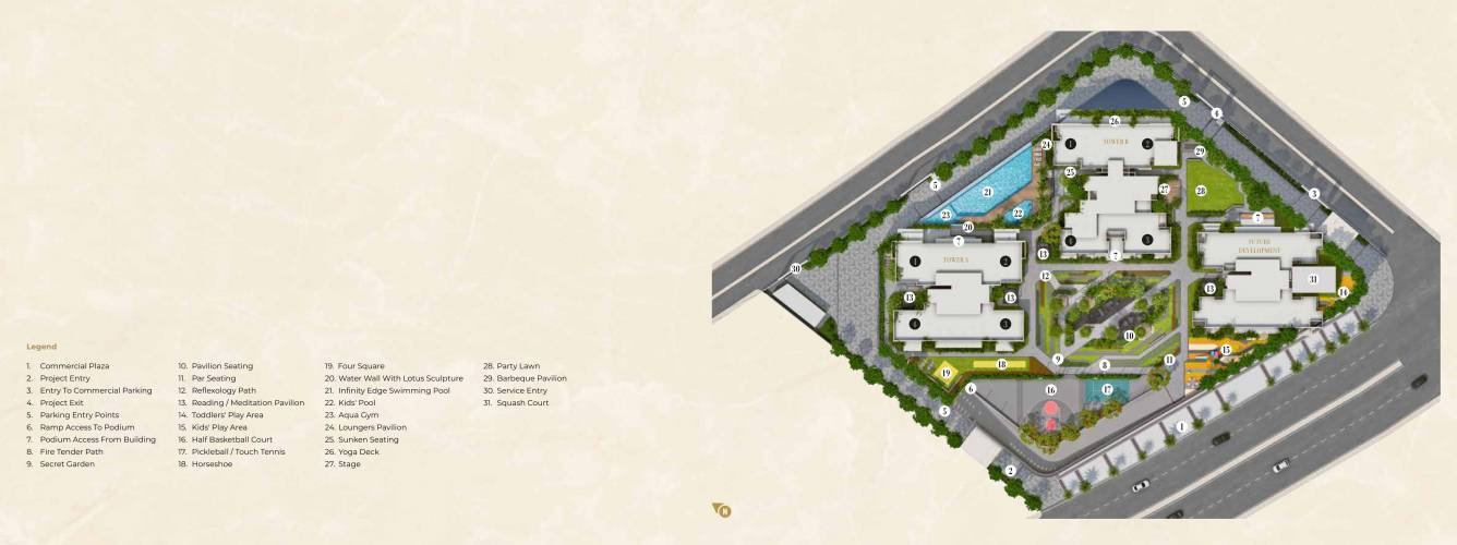  24k manor tower a Layout Plan
