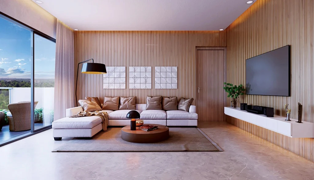  24k manor tower a Living Area