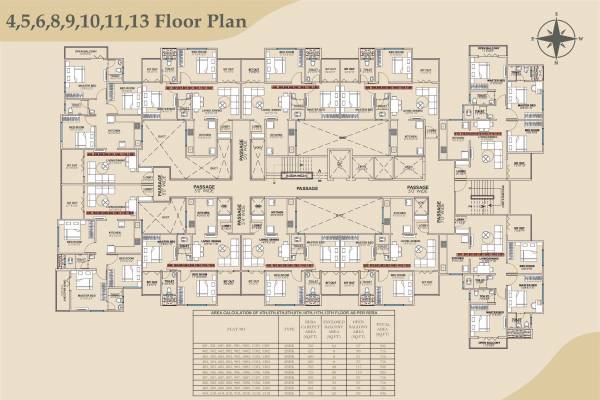  town-square Building A Cluster Plan