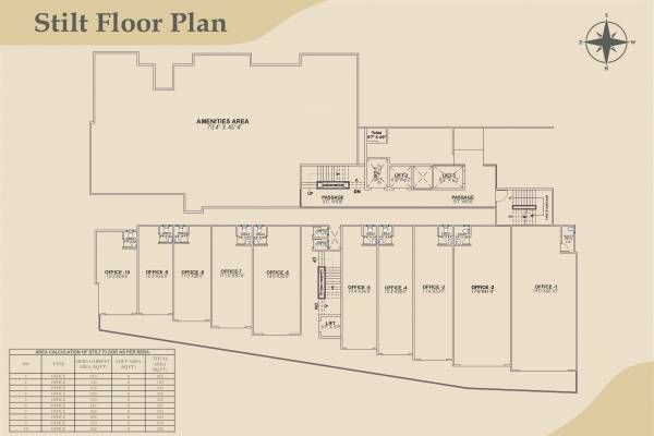 town-square Building A Cluster Plan