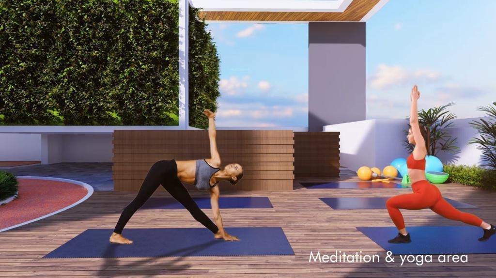  signature Yoga/ Meditation Area