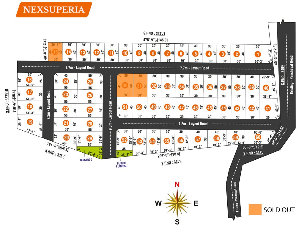  nexsuperia Layout Plan