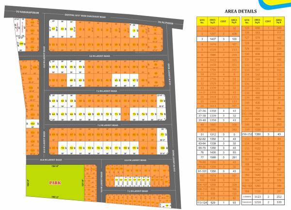  sri-la-srinivasa-garden Layout Plan