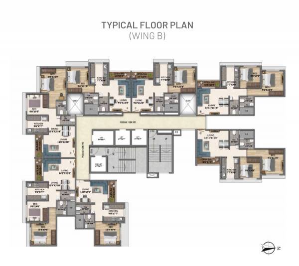 balaji-sarvoday-a-wing-b-wing-and-e-wing Cluster Plan