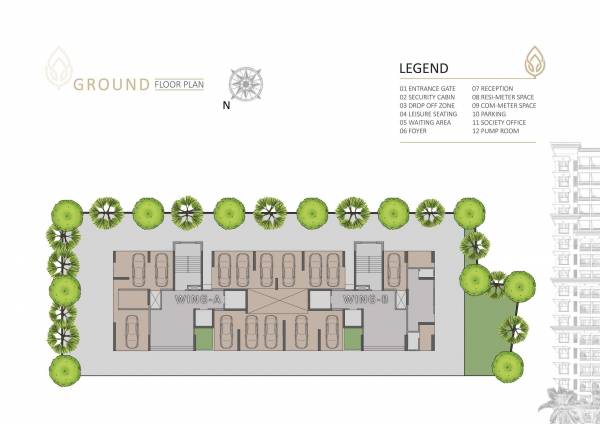 ratnadeep-heights Ratnadeep Heights Wing B Cluster Plan