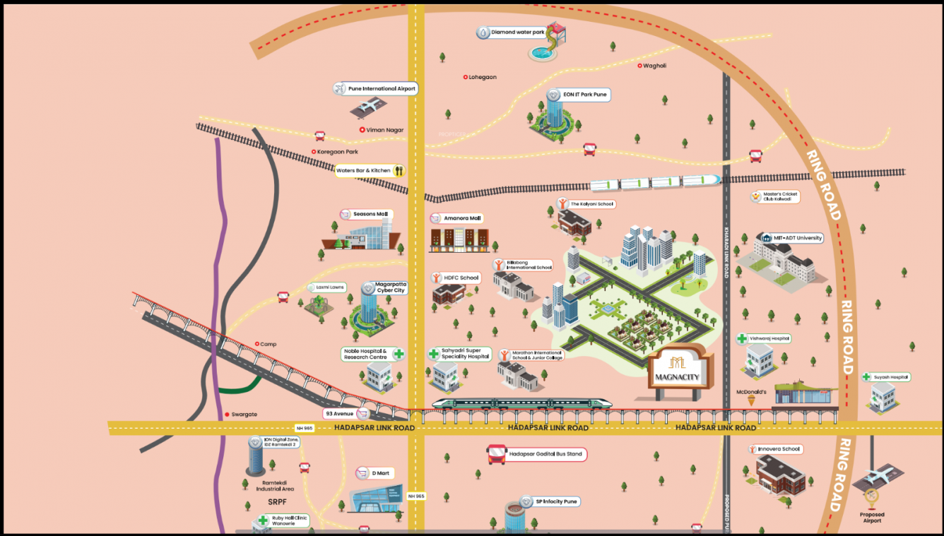  magnacity tower a3 Location Plan