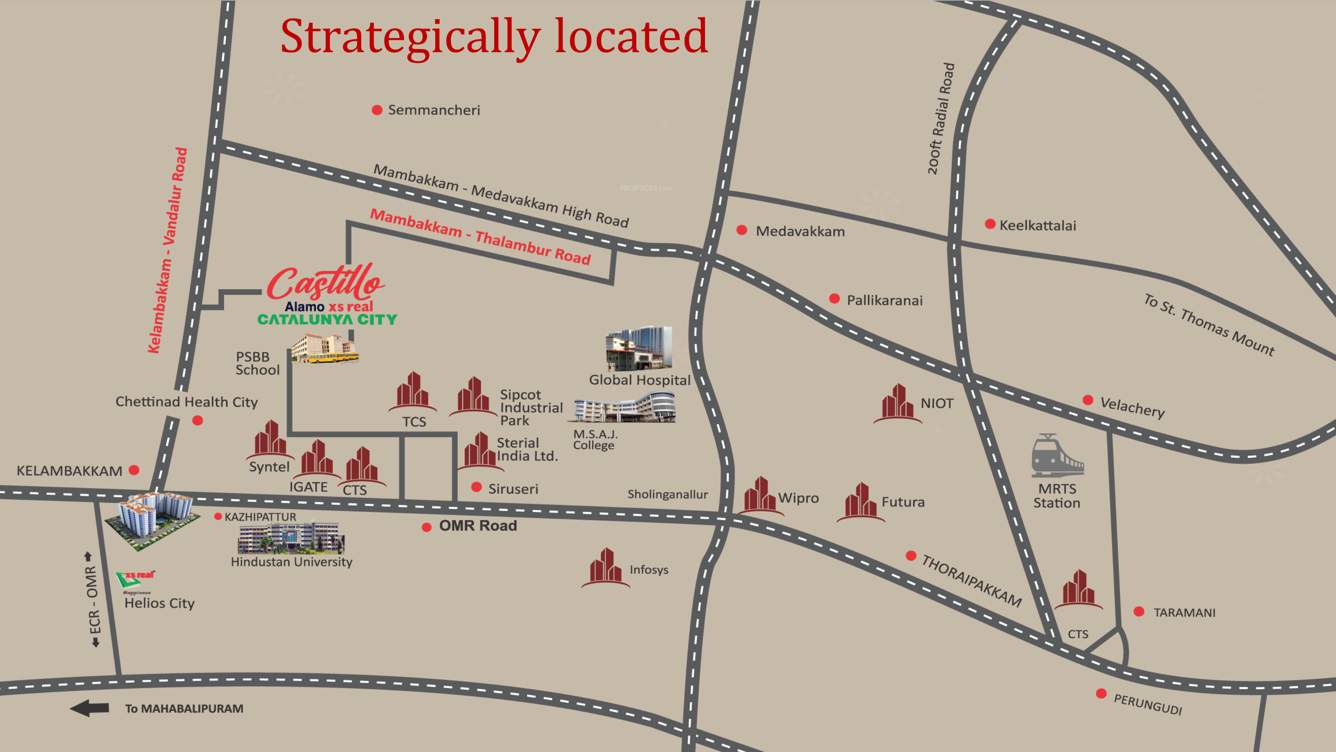  castillo Location Plan