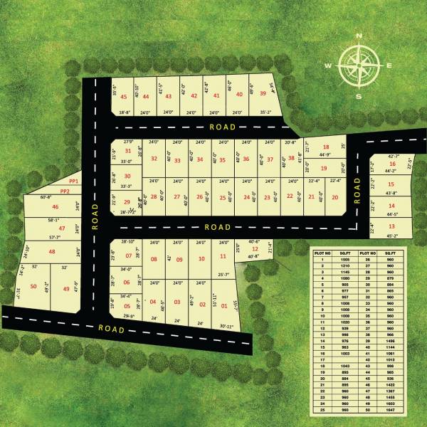 Layout Plan seresa-orchids Layout Plan