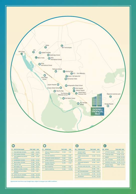 tropical isle Location Plan